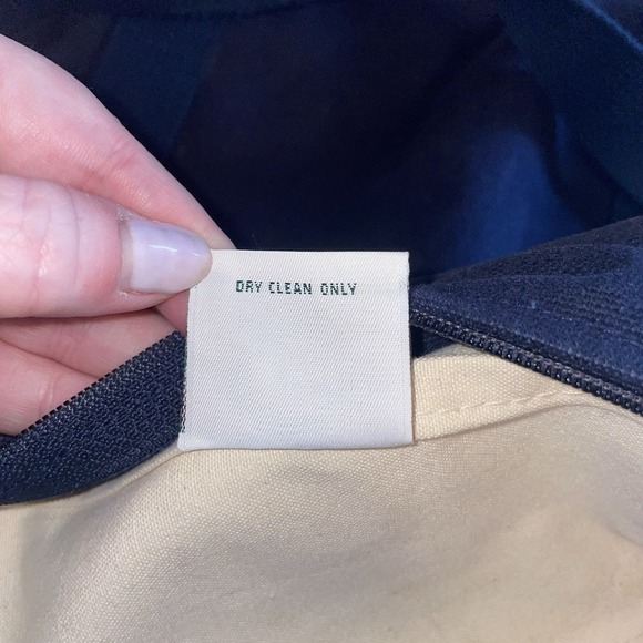 Bags & Sew On Canvas Tote Bag Purse Beach Pool Bag Navy Blue Red White Sailboats - Picture 9 of 16